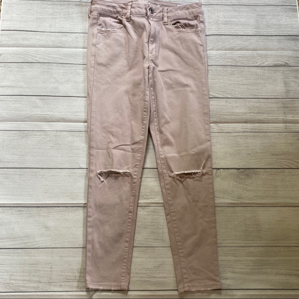 American Eagle Outfitters pink jeggings
